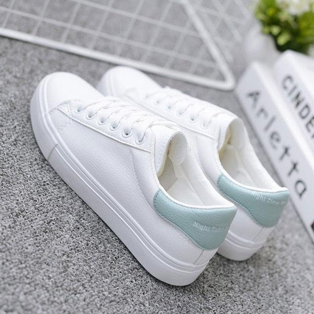 White Sneakers Canvas Shoes