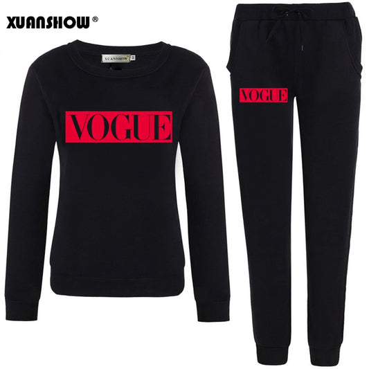 VOGUE-Neck Fleece Keep Warm Clothes Sweatshirt