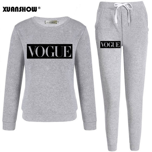 VOGUE-Neck Fleece Keep Warm Clothes Sweatshirt