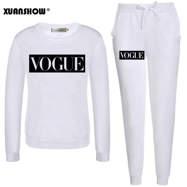 VOGUE-Neck Fleece Keep Warm Clothes Sweatshirt