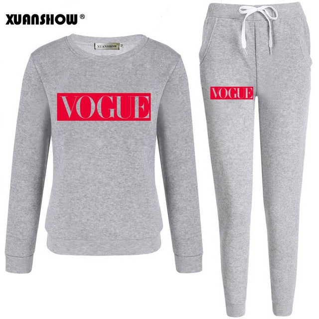 VOGUE-Neck Fleece Keep Warm Clothes Sweatshirt