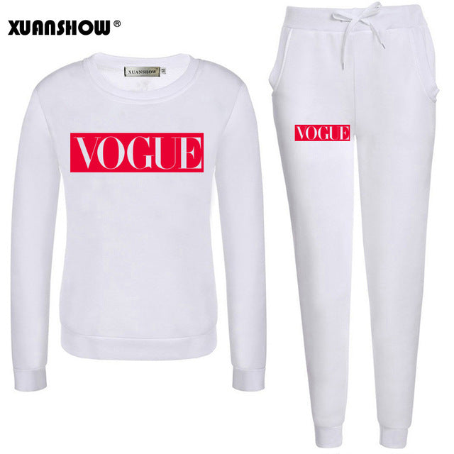 VOGUE-Neck Fleece Keep Warm Clothes Sweatshirt