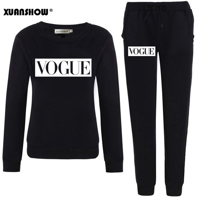 VOGUE-Neck Fleece Keep Warm Clothes Sweatshirt