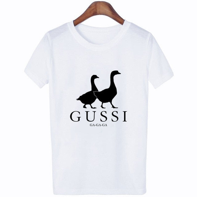 Two Goose Ga Ga Ga Gothic Vogue T-shirt