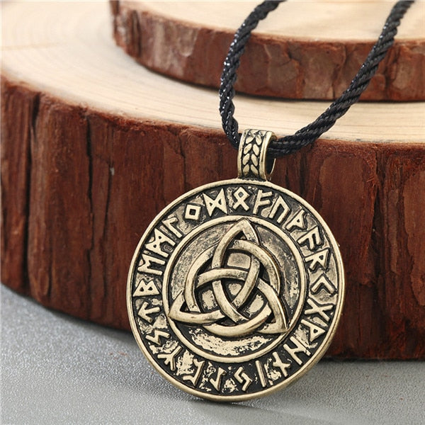 Wolf Axe Thor Hammer Amulet Symbol Slavic Punk Vintage Women Necklace