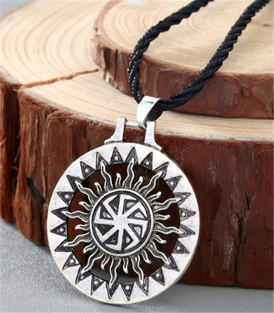 Wolf Axe Thor Hammer Amulet Symbol Slavic Punk Vintage Women Necklace