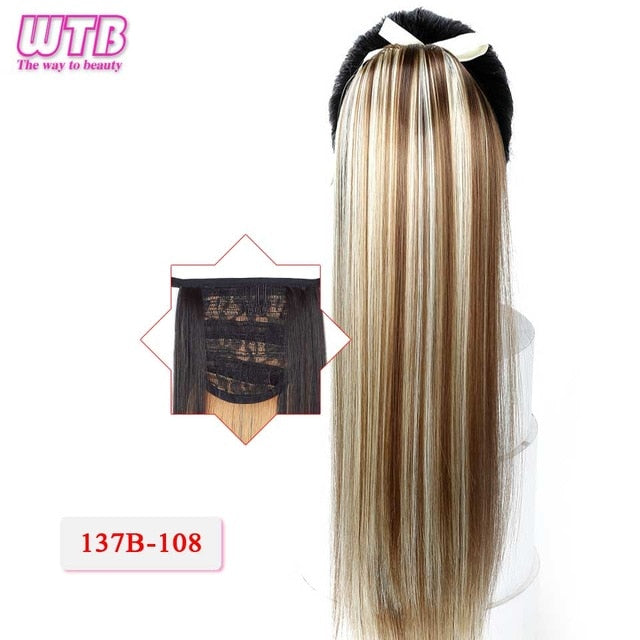 WTB 22 Long Straight Ponytails hair