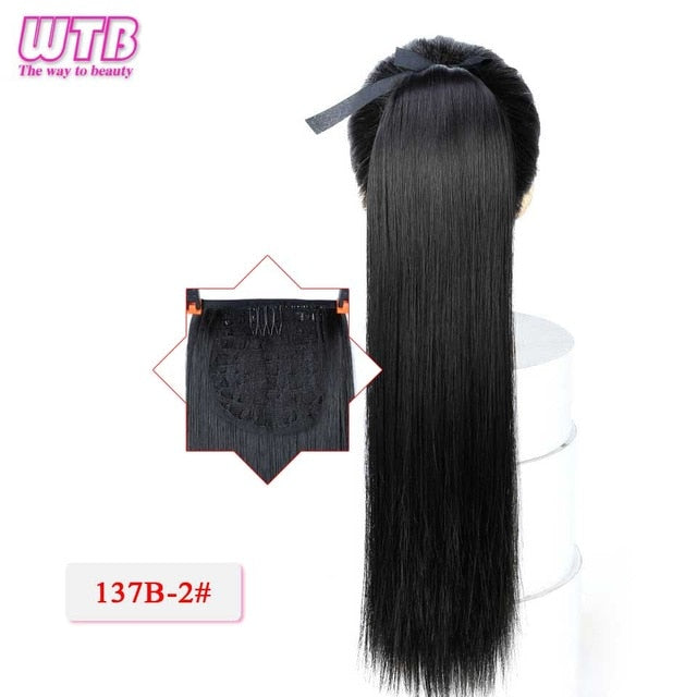 WTB 22 Long Straight Ponytails hair