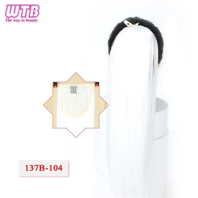 WTB 22 Long Straight Ponytails hair