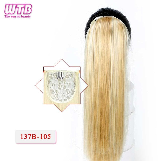 WTB 22 Long Straight Ponytails hair