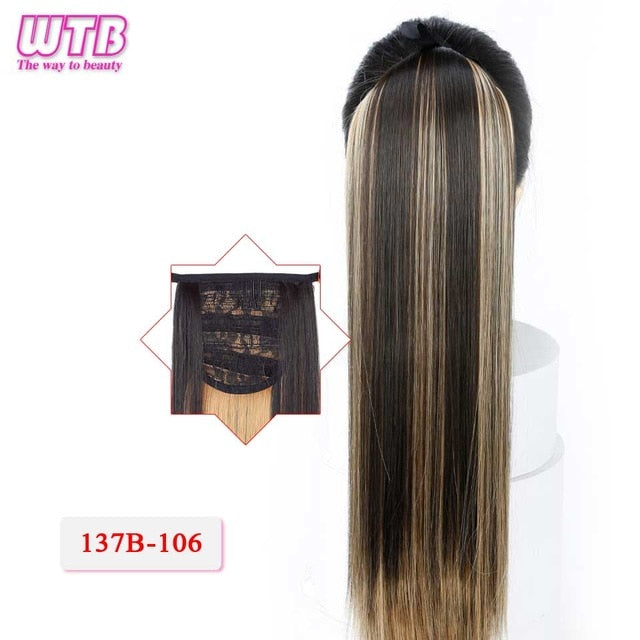 WTB 22 Long Straight Ponytails hair